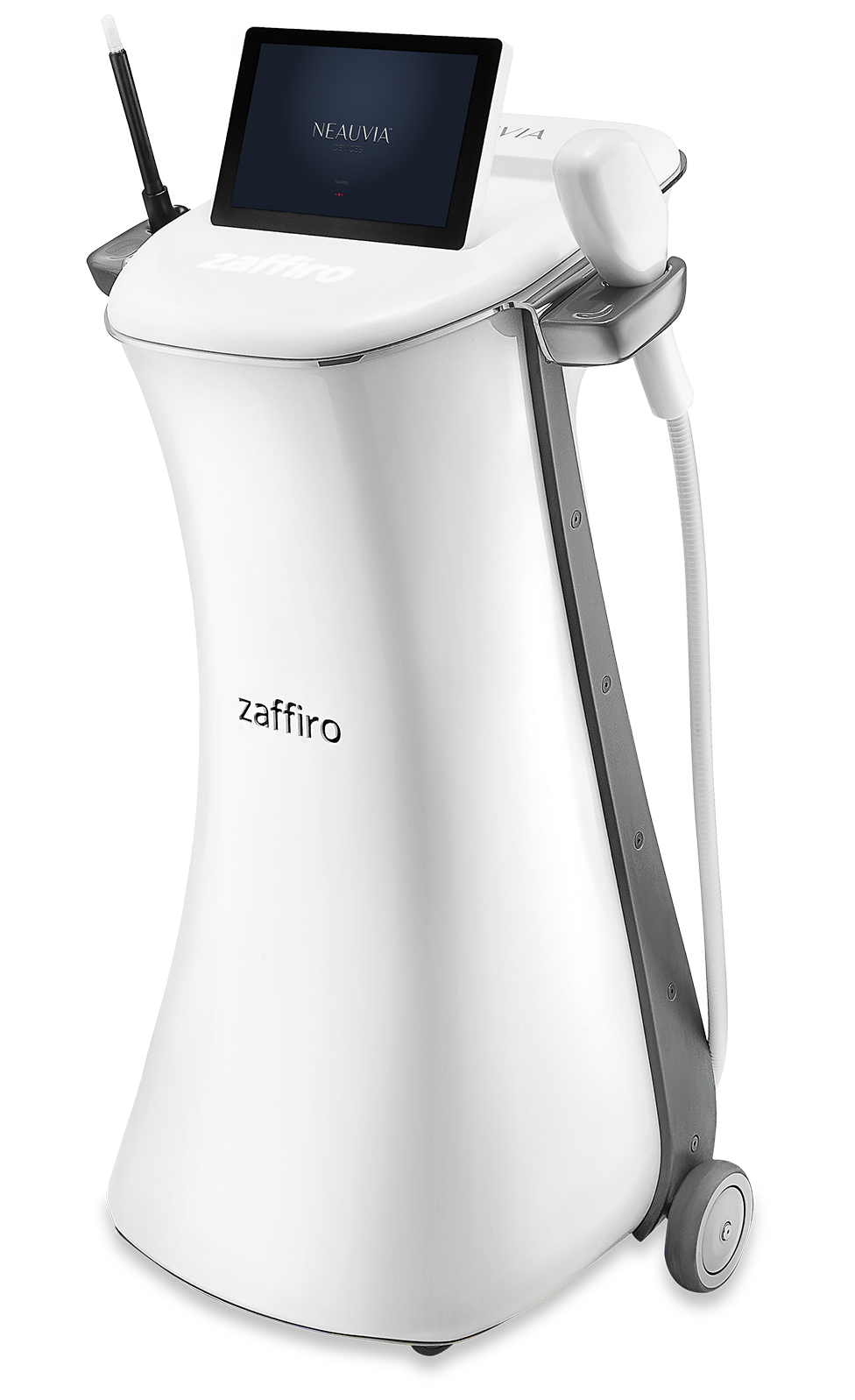 ZAFFIRO é um dispositivo médico inovador que combina hidroesfoliação e termolifting infravermelho para iluminar e firmar a pele